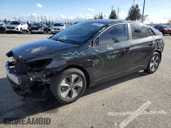 2019 Hyundai Ioniq with VIN KMHC75LH6KU044387, listed as a Copart auction lot 48553905 with 53,533 mi miles and Salvage Title. Bid and sale history available at DreamBid. Image 1.