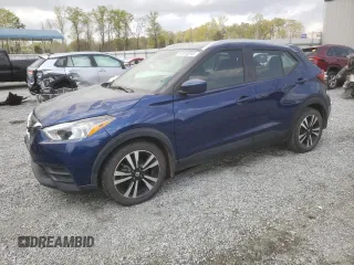 2018 Nissan Kicks SV with VIN 3N1CP5CU0JL546258, listed as a Copart auction lot 51813315 with 94,428 mi miles and Salvage title. Bid and sale history available at DreamBid. Image 1.