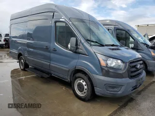 2020 Ford Transit Cargo with VIN 1FTBR3X86LKA47912, listed as a Copart auction lot 74428244 with Not Provided miles and Salvage Title. Bid and sale history available at DreamBid. Image 4.