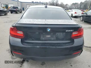 2015 BMW 2 Series 228i with VIN WBA1F5C56FV257079, listed as a Copart auction lot 43387125 with 155,027 mi miles and Salvage Title. Bid and sale history available at carsss.com. Image 6.