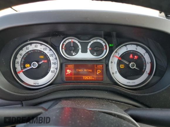 2014 FIAT 500L Lounge with VIN ZFBCFACH1EZ023196, listed as a Copart auction lot 76496184 with 72,530 mi miles and Clean Title. Bid and sale history available at carsss.com. Image 9.