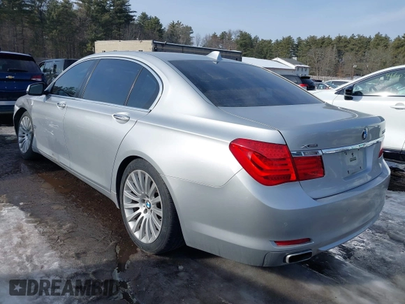 2010 BMW 7 Series 750Li xDrive with VIN WBAKC8C54ACY68411, listed as a IAAI auction lot 41621344 with 150,454 mi miles and . Bid and sale history available at DreamBid. Image 3.