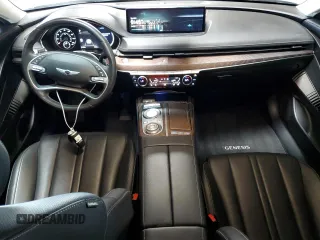 2022 Genesis G80 2.5T with VIN KMTGB4SC7NU092264, listed as a Copart auction lot 64142425 with 72,389 mi miles and Salvage title. Bid and sale history available at DreamBid. Image 8.