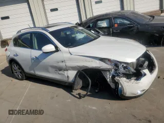 2012 Infiniti EX Journey with VIN JN1AJ0HR9CM451657, listed as a Copart auction lot 70306284 with 83,981 mi miles and Salvage Title. Bid and sale history available at carsss.com. Image 4.