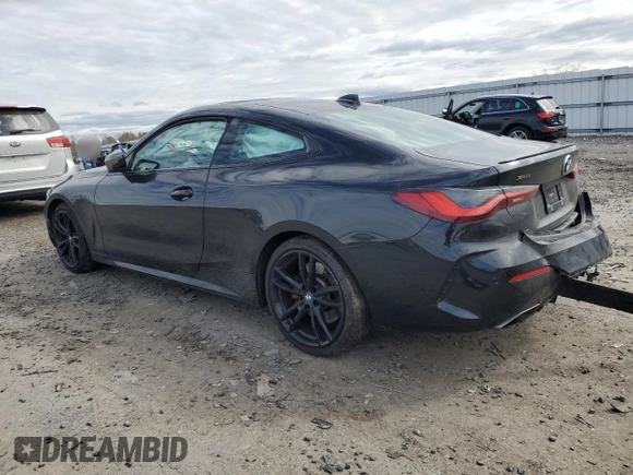 2021 BMW 4 Series M440i xDrive with VIN WBA13AR06MCF77172, listed as a Copart auction lot 47683065 with Not Provided miles and Salvage Title. Bid and sale history available at DreamBid. Image 2.