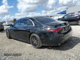2022 Mercedes-Benz S-Class S 500 with VIN W1K6G6DB0NA148063, listed as a Copart auction lot 46621945 with 54,224 mi miles and Salvage Title. Bid and sale history available at carsss.com. Image 2.