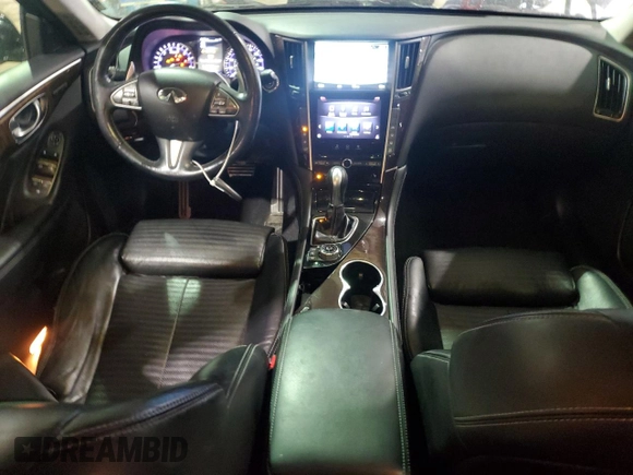 2014 Infiniti Q50 Premium with VIN JN1BV7AR6EM705632, listed as a Copart auction lot 46681505 with 92,869 mi miles and Salvage Title. Bid and sale history available at carsss.com. Image 8.