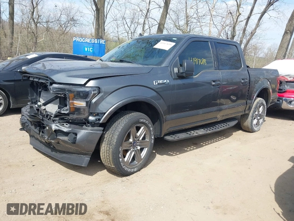 2020 Ford F-150 XL with VIN 1FTEW1E43LFC40389, listed as a IAAI auction lot 41917698 with 59,741 mi miles and . Bid and sale history available at carsss.com. Image 18.