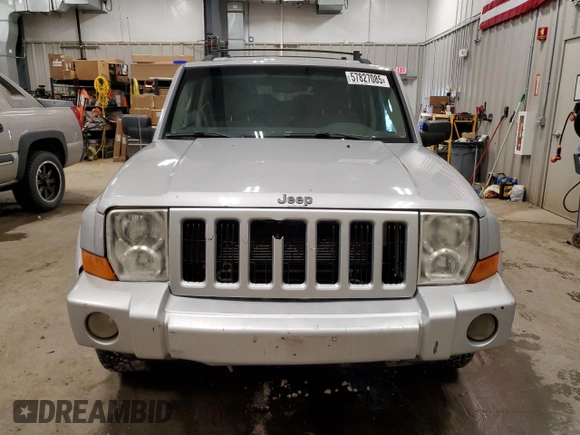 2006 Jeep Commander with VIN 1J8HG48N86C275203, listed as a Copart auction lot 57827085 with 197,552 mi miles and Clean title. Bid and sale history available at DreamBid. Image 5.