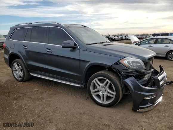 2015 Mercedes-Benz GL-Class GL 550 with VIN 4JGDF7DE9FA442305, listed as a Copart auction lot 83874154 with 109,293 mi miles and Salvage Title. Bid and sale history available at carsss.com. Image 4.