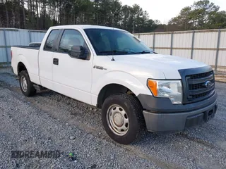 2014 Ford F-150 XL with VIN 1FTEX1CM0EKF94073, listed as a IAAI auction lot 41687225 with 276,152 mi miles. Bid and sale history available at carsss.com. Image 1.
