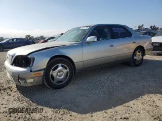 2000 Lexus LS 400 with VIN JT8BH28F2Y0181554, listed as a Copart auction lot 50266705 with 166,697 mi miles and Salvage Title. Bid and sale history available at carsss.com. Image 1.