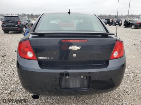2010 Chevrolet Cobalt LT w/2LT with VIN 1G1AF5F57A7196345, listed as a Copart auction lot 44120465 with 155,930 mi miles and Salvage Title. Bid and sale history available at carsss.com. Image 6.