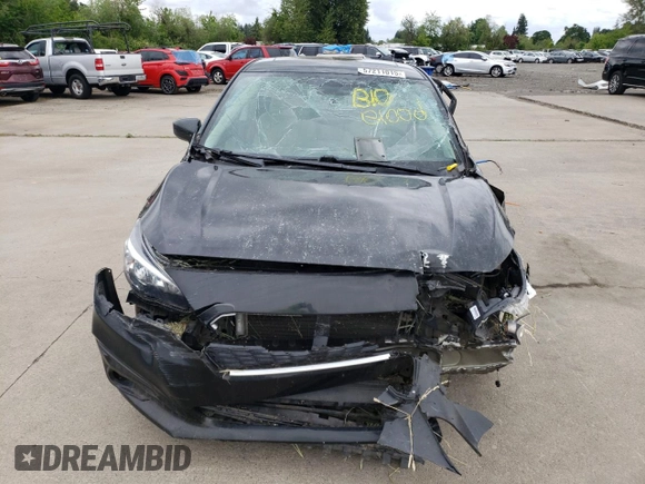2018 Subaru Impreza Premium with VIN 4S3GKAD66J3605850, listed as a Copart auction lot 57211015 with Not provided miles and Salvage title. Bid and sale history available at DreamBid. Image 5.