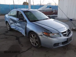2005 Acura TSX with VIN JH4CL96925C022567, listed as a IAAI auction lot 41815552 with 168,569 mi miles. Bid and sale history available at carsss.com. Image 1.