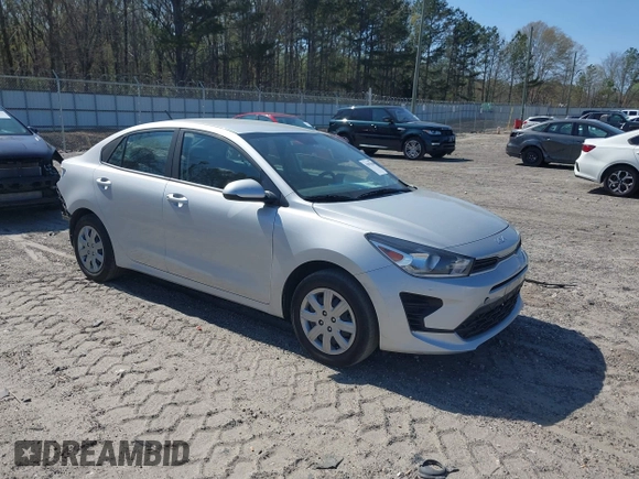 2023 Kia Rio LX with VIN 3KPA24AD7PE532953, listed as a IAAI auction lot 41892980 with 38,350 mi miles. Bid and sale history available at carsss.com. Image 1.