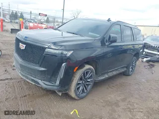 2023 Cadillac Escalade 4WD Sport with VIN 1GYS4EKL4PR215611, listed as a IAAI auction lot 41738040 with 55,953 mi miles. Bid and sale history available at carsss.com. Image 17.