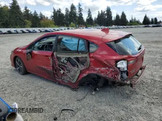 2020 Subaru Impreza Special Sports с VIN 4S3GTAM68L3722667, выставлен на аукционе Copart как лот 55676315 с пробегом 57 354 миль миль и Списание • Salvage title. История ставок и продаж доступна на DreamBid. Изображение 2.