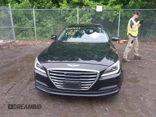 2017 Genesis G80 3.8L with VIN KMHGN4JE0HU171817, listed as a IAAI auction lot 42247623 with 93,048 mi miles and . Bid and sale history available at DreamBid. Image 13.
