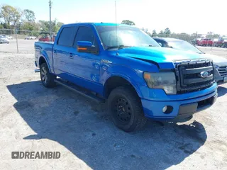 2013 Ford F-150 XL with VIN 1FTFW1CF3DFD63863, listed as a IAAI auction lot 41707964 with 163,327 mi miles. Bid and sale history available at carsss.com. Image 1.