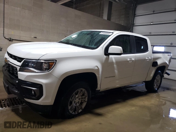2022 Chevrolet Colorado 4WD LT with VIN 1GCGTCENXN1288431, listed as a Copart auction lot 51446895 with 46,582 mi miles and Salvage title. Bid and sale history available at DreamBid. Image 1.
