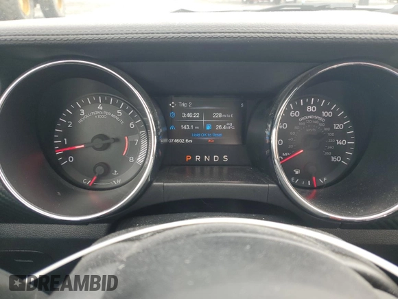 2016 Ford Mustang V6 with VIN 1FA6P8AM7G5261425, listed as a Copart auction lot 51451935 with 74,602 mi miles and Salvage Title. Bid and sale history available at carsss.com. Image 9.
