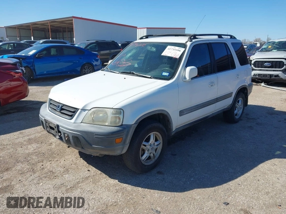 2000 Honda CR-V EX with VIN JHLRD1869YS000284, listed as a IAAI auction lot 41735106 with 160,956 mi miles. Bid and sale history available at carsss.com. Image 17.