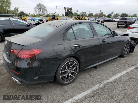 2024 Mercedes-Benz C 300 z VIN W1KAF4GB9RR186766, wystawiony jako Copart lot #52148605 z przebiegiem 13 766 mil mil oraz Szkoda całkowita • Salvage title. Historia ofert i sprzedaży dostępna na DreamBid. Obrazek 3.