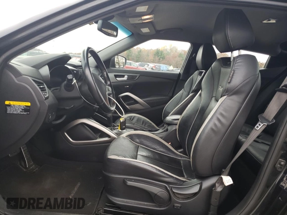 2015 Hyundai Veloster Turbo with VIN KMHTC6AE3FU232834, listed as a Copart auction lot 76071403 with 173,259 mi miles. Bid and sale history available at carsss.com. Image 7.