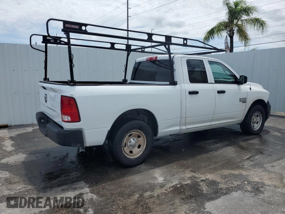 2022 Ram 1500 Tradesman z VIN 1C6RR7FG7NS187167, wystawiony jako Copart lot #56688525 z przebiegiem 37 131 mil mil oraz Czysty tytuł • Clean title. Historia ofert i sprzedaży dostępna na DreamBid. Obrazek 3.