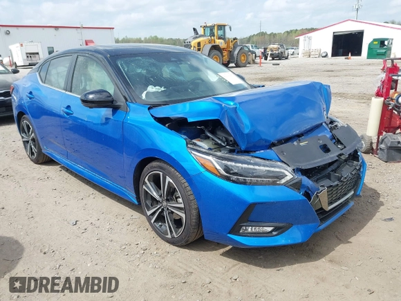 2023 Nissan Sentra SR with VIN 3N1AB8DV0PY289029, listed as a IAAI auction lot 41918957 with 25,910 mi miles and . Bid and sale history available at DreamBid. Image 1.