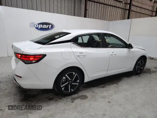 2025 Nissan Sentra SV с VIN 3N1AB8CV1SY301666, выставлен на аукционе Copart как лот 61180545 с пробегом 7 287 миль миль и Чистый • Clean title. История ставок и продаж доступна на DreamBid. Изображение 3.