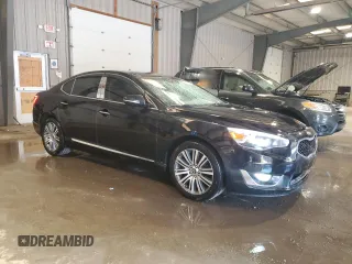 2015 Kia Cadenza Premium with VIN KNALN4D76F5181577, listed as a Copart auction lot 49217285 with 81,589 mi miles and Salvage Title. Bid and sale history available at carsss.com. Image 4.