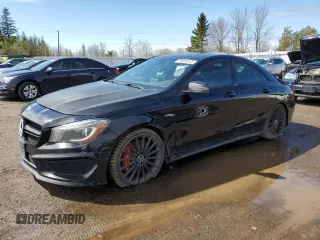 2015 Mercedes-Benz CLA 45 AMG z VIN WDDSJ5CBXFN251254, wystawiony jako Copart lot #55639345 z przebiegiem 217 554 mil mil oraz Szkoda całkowita • Salvage title. Historia ofert i sprzedaży dostępna na DreamBid. Obrazek 1.