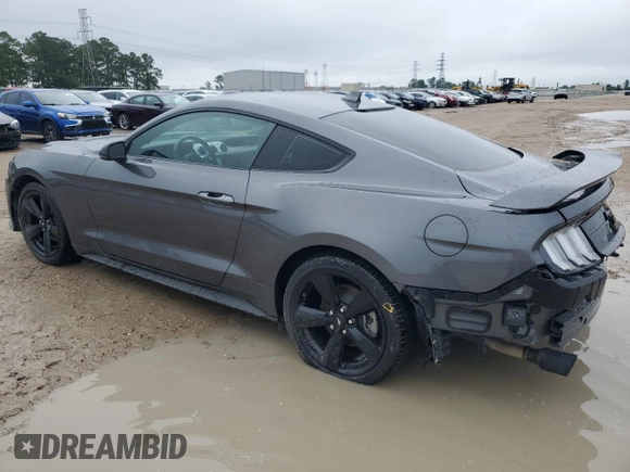 2022 Ford Mustang EcoBoost with VIN 1FA6P8TH9N5150100, listed as a Copart auction lot 55800095 with 21,996 mi miles and Salvage Title. Bid and sale history available at DreamBid. Image 2.