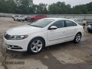 2013 Volkswagen CC Sport with VIN WVWBN7AN8DE555476, listed as a Copart auction lot 62696464 with 110,416 mi miles and Salvage Title. Bid and sale history available at carsss.com. Image 1.