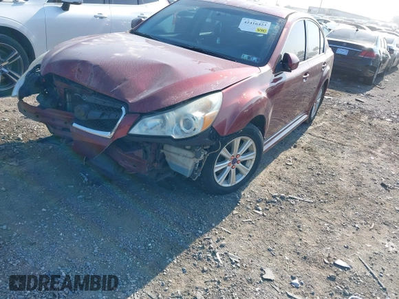 2011 Subaru Legacy Premium with VIN 4S3BMBC65B3264888, listed as a IAAI auction lot 42416423 with 69,642 mi miles and . Bid and sale history available at DreamBid. Image 6.