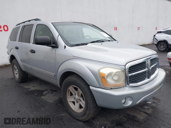 2004 Dodge Durango SLT with VIN 1D4HB48NX4F170487, listed as a IAAI auction lot 41874273 with 78,890 mi miles and . Bid and sale history available at DreamBid. Image 1.