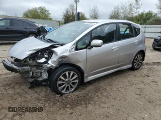 2013 Honda Fit Sport with VIN JHMGE8H56DC054579, listed as a Copart auction lot 50792035 with 411,654 mi miles and Salvage Title. Bid and sale history available at carsss.com. Image 1.