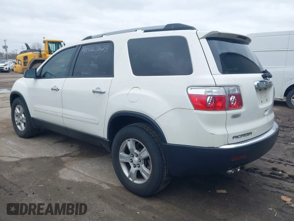 2011 GMC Acadia SL with VIN 1GKKRNEDXBJ170049, listed as a IAAI auction lot 41865623 with 126,862 mi miles and . Bid and sale history available at carsss.com. Image 3.