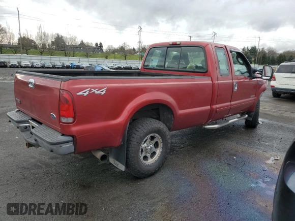 2003 Ford Super Duty F-250 XL with VIN 1FTNX21P23EB54483, listed as a Copart auction lot 84899354 with 0 mi miles and Salvage Title. Bid and sale history available at carsss.com. Image 3.
