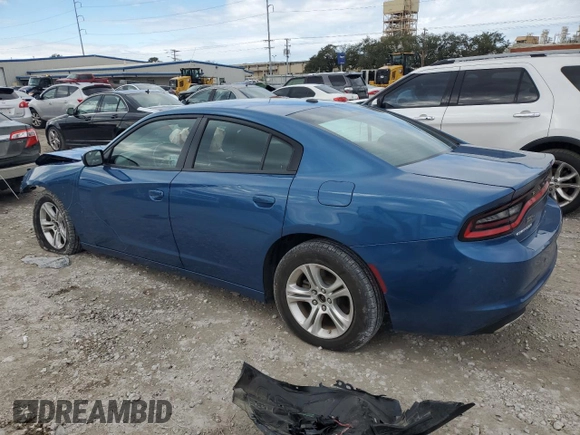 2022 Dodge Charger SXT with VIN 2C3CDXBG1NH255476, listed as a Copart auction lot 88088825 with 45,705 mi miles and Salvage Title. Bid and sale history available at DreamBid. Image 2.
