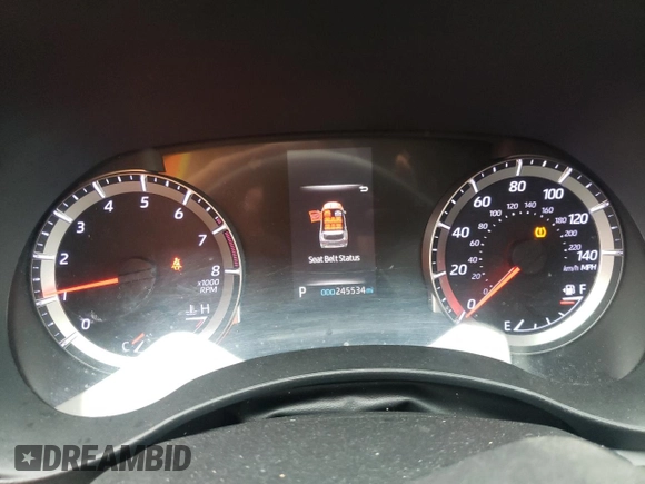 2020 Toyota Highlander LE with VIN 5TDBZRBH1LS020524, listed as a Copart auction lot 47814025 with 245,534 mi miles and Clean title. Bid and sale history available at DreamBid. Image 9.
