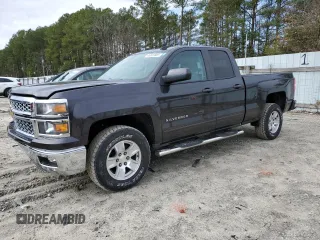 2015 Chevrolet Silverado 1500 LT with VIN 1GCRCREH6FZ168408, listed as a Copart auction lot 46620885 with 54,777 mi miles and Salvage Title. Bid and sale history available at carsss.com. Image 1.