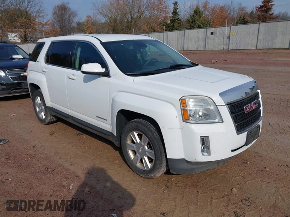 2012 GMC Terrain SLE-1 with VIN 2GKALMEK3C6336187, listed as a IAAI auction lot 41893749 with 196,652 mi miles and . Bid and sale history available at carsss.com. Image 1.