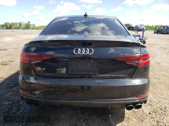 2019 Audi S4 Premium Plus with VIN WAUB4AF47KA002139, listed as a Copart auction lot 52466254 with 49,182 mi miles. Bid and sale history available at carsss.com. Image 6.