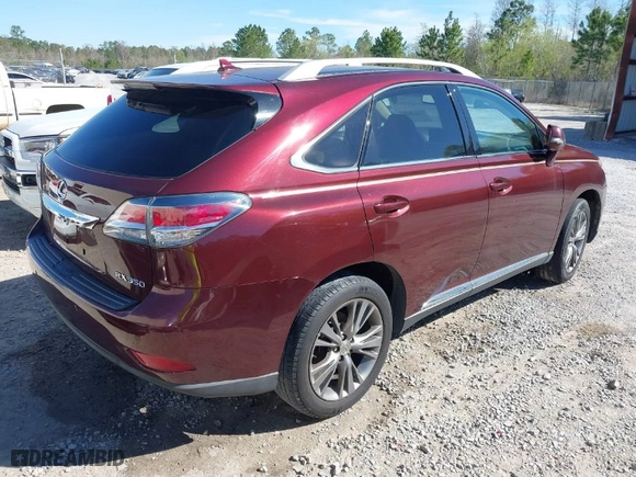 2013 Lexus RX 350 with VIN 2T2ZK1BA8DC111464, listed as a IAAI auction lot 41809488 with 166723 miles. Bid and sale history available at carsss.com. Image 4.
