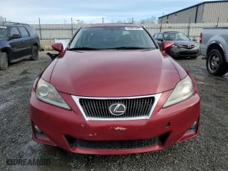 2013 Lexus IS 250 with VIN JTHCF5C20D5062737, listed as a Copart auction lot 42801285 with 93,884 mi miles and Salvage Title. Bid and sale history available at carsss.com. Image 5.
