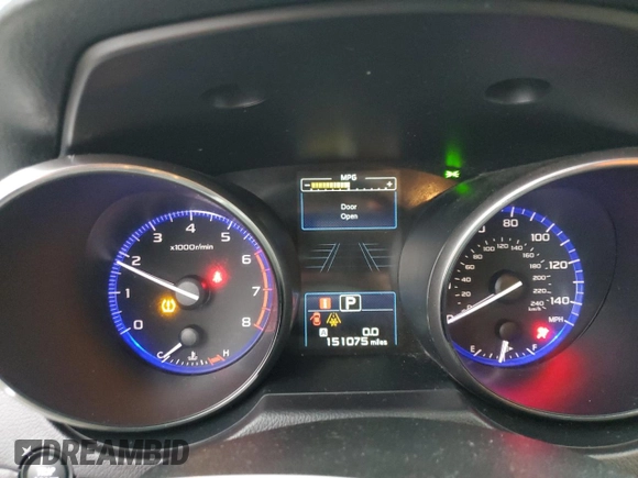 2017 Subaru Legacy Premium with VIN 4S3BNAF6XH3043038, listed as a Copart auction lot 38859554 with 151,075 mi miles. Bid and sale history available at carsss.com. Image 9.