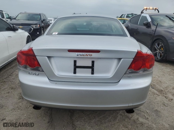 2007 Volvo C70 with VIN YV1MC68247J025693, listed as a Copart auction lot 74004384 with 0 mi miles and Non Repairable. Bid and sale history available at carsss.com. Image 6.